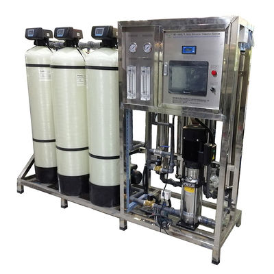 1000LPH Kontrol Otomatis Pemurni Air Deionisasi 5000GPD Industri Sistem Air Reverse Osmosis Tanaman Mesin RO