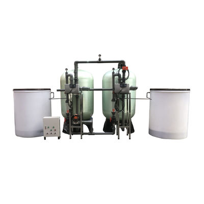 15000L / H Tangki FRP Pengolahan Air Sumur Pemurnian Tanaman Sistem Pelembut Air Filter Penyaringan Air Pra-pengolahan