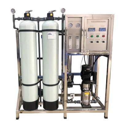 500L / H Industri Reverse Osmosis Auto Water Treatment Filter Plant Sistem Filtrasi Mesin Pemurnian RO Kecil